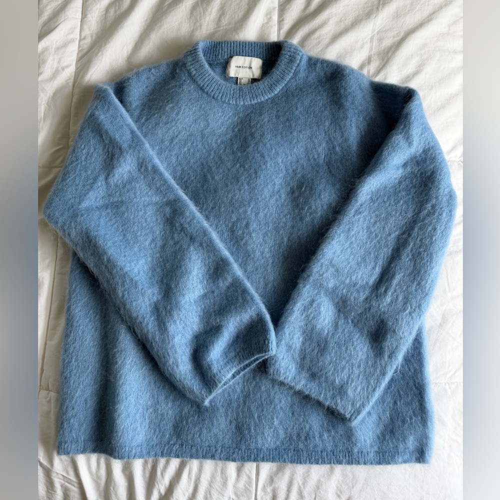 H&M Edition Soft Blue Crewneck Sweater